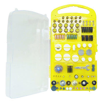 160 Piece Rotary Tools Accessory Set In Plastic Boxes